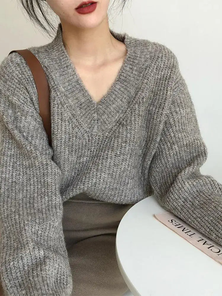 Autumn Winter Sweater pullovers Women 2025 loose thick Sweater Pullover women oversize sweater jumper